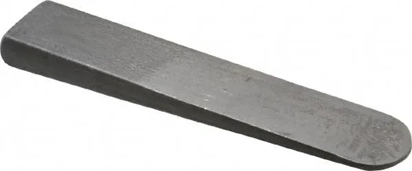 Carbon Steel Stock Wedge for Welding, Plumbing, & Alignment: 3/4" High x 1-1/2" Wide x 8" Long