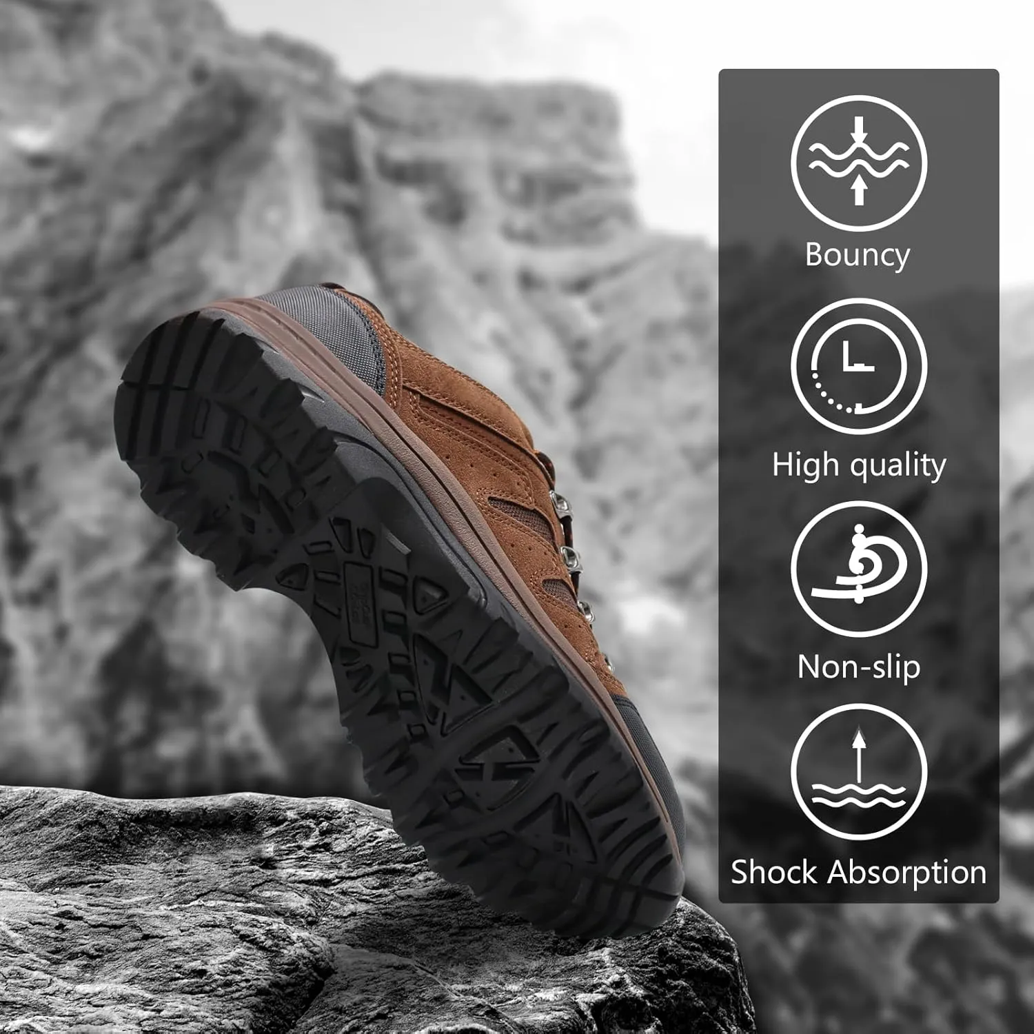 CC-Los Mens Hiking Shoes Outdoor Comfortable Trekking Shoe Lightweight Working Sneaker