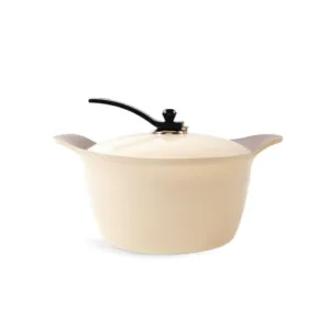 Ceramic Coated Casserole 24cm Cream