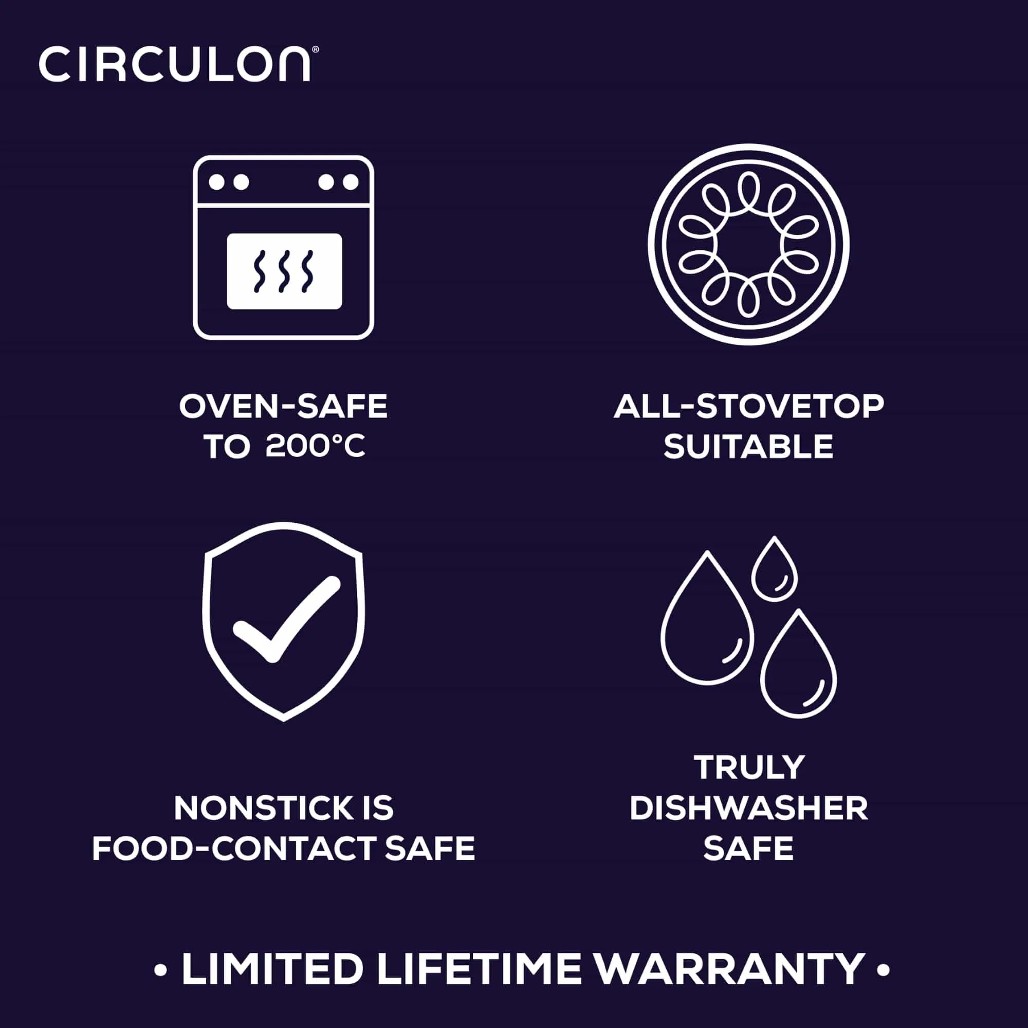 Circulon ScratchDefense Nonstick Induction Open Stirfy 34cm