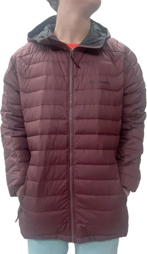 Columbia Men's White Out II Insulated Omni Heat Hooded Jacket (US, Alpha, Large, Regular, Regular, Light Raisin 640)