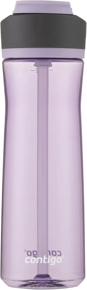 Contigo Ashland 2.0 Water Bottle, 24 oz - Leak-Proof Lid, Protective Spout Cover - Cupholder Friendly, Dishwasher Safe, BPA Free - Lavender