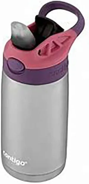 Contigo® Kids Straw Stainless Steel Water Bottle with AUTOSPOUT® Lid, 13oz.