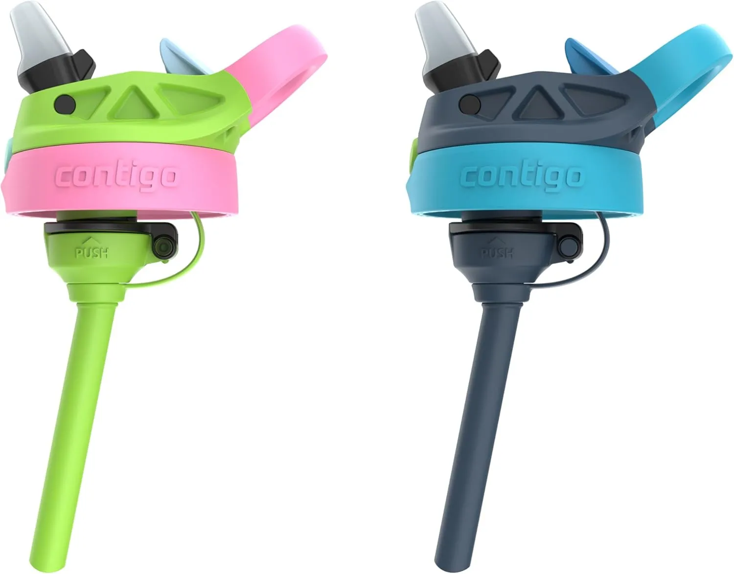 Contigo Kids Water Bottle with Redesigned AUTOSPOUT Straw, 14 oz, 2-Pack