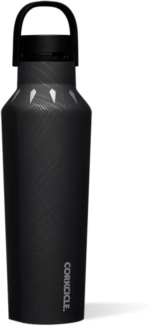 Corkcicle x Marvel Black Panther Sport Canteen Insulated Tumbler, 20 oz – Reusable Water Bottle Keeps Beverages Cold for 25 Hours & Hot 12 Hours – Cupholder Friendly Tumbler with Screw-On Cap
