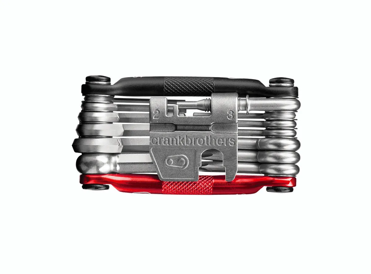 Crank Brothers M19 Multi-Tool - Black-Red