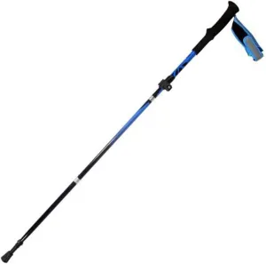 Crutches Outdoor Trekking Pole Hiking Off-Road Supplies Ultralight Mountaineering Poles External Locks Straight Shank Walking Sticks Folding Crutches Parent's g (Blue Black)