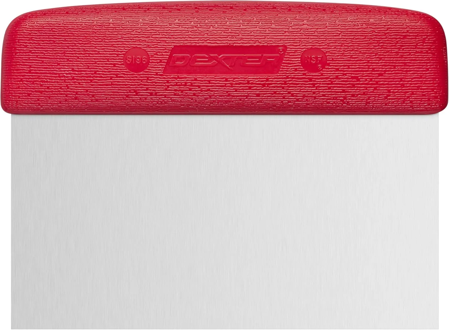 Dexter-Russell 17303R: 6" X 3" Dough Cutter/Scraper, Red Handle