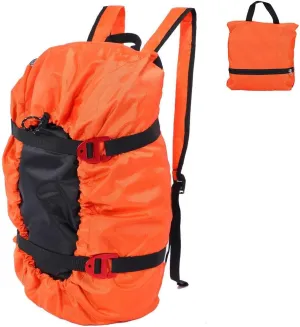 Dilwe Climbing, Folding Mountaineering Shoulder Backpack for Climbing Hiking Trekking(Orange)