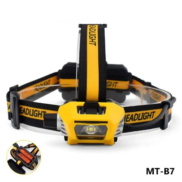 Dimming LED Headlamp Night Running Bicycling Headlight Waterproof Head Flashlight Torch AA 18650 Rechargeable Battery 50-600LM