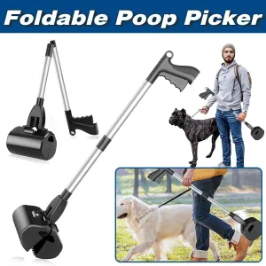 Dog and Cat Poop Cleaning Tool Pet Poop Picker Poop Clip for Easy Waste Pickup