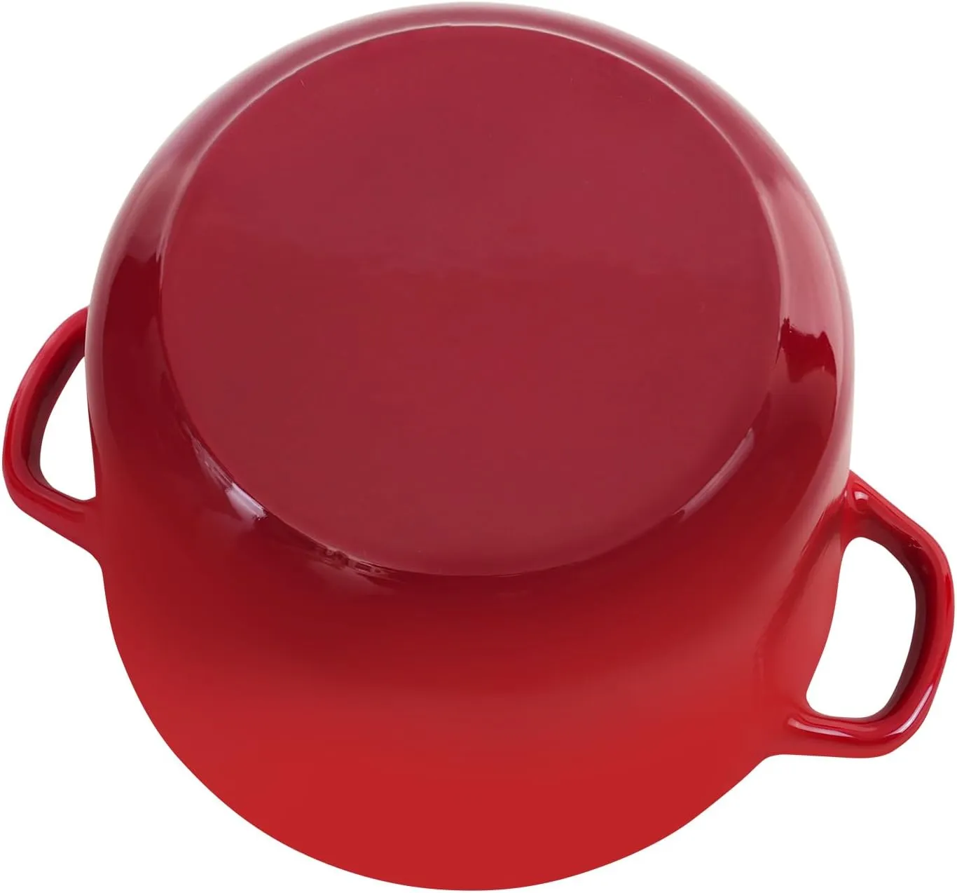 Dutch Oven Pot with Lid 2.8 qt Cast Iron Dutch Oven for Bread Baking Red Enameled Cast Iron Rice Pot with Handels