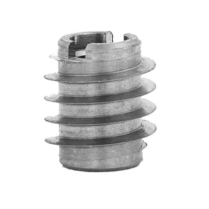 E-Z LOK Knife Threaded Insert for Hard-Wood, Stainless Steel Thread Inserts 6-32 Pack of 10