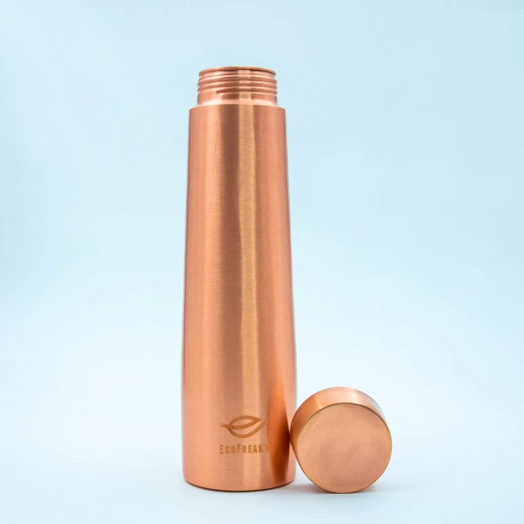 EcoFreaky Tower Pure Copper Bottle (950ml) | Leak-Proof & BPA-Free | Ayurvedic Benefits | Boosts Immunity & Digestion | Office & Travel Friendly