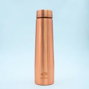 EcoFreaky Tower Pure Copper Bottle (950ml) | Leak-Proof & BPA-Free | Ayurvedic Benefits | Boosts Immunity & Digestion | Office & Travel Friendly