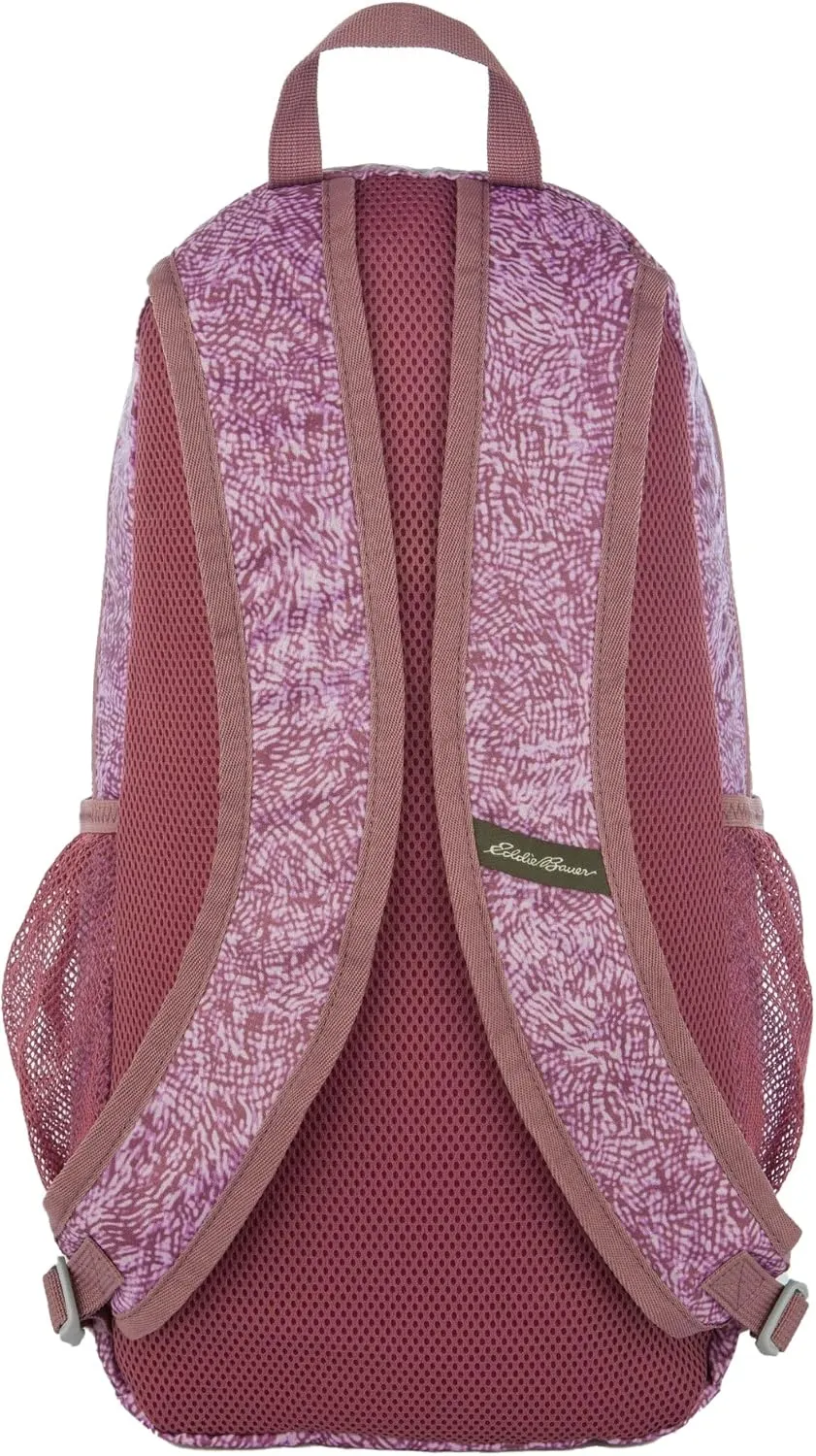 Eddie Bauer Stowaway Packable Backpack-Made from Ripstop Polyester, Lilac, 20L