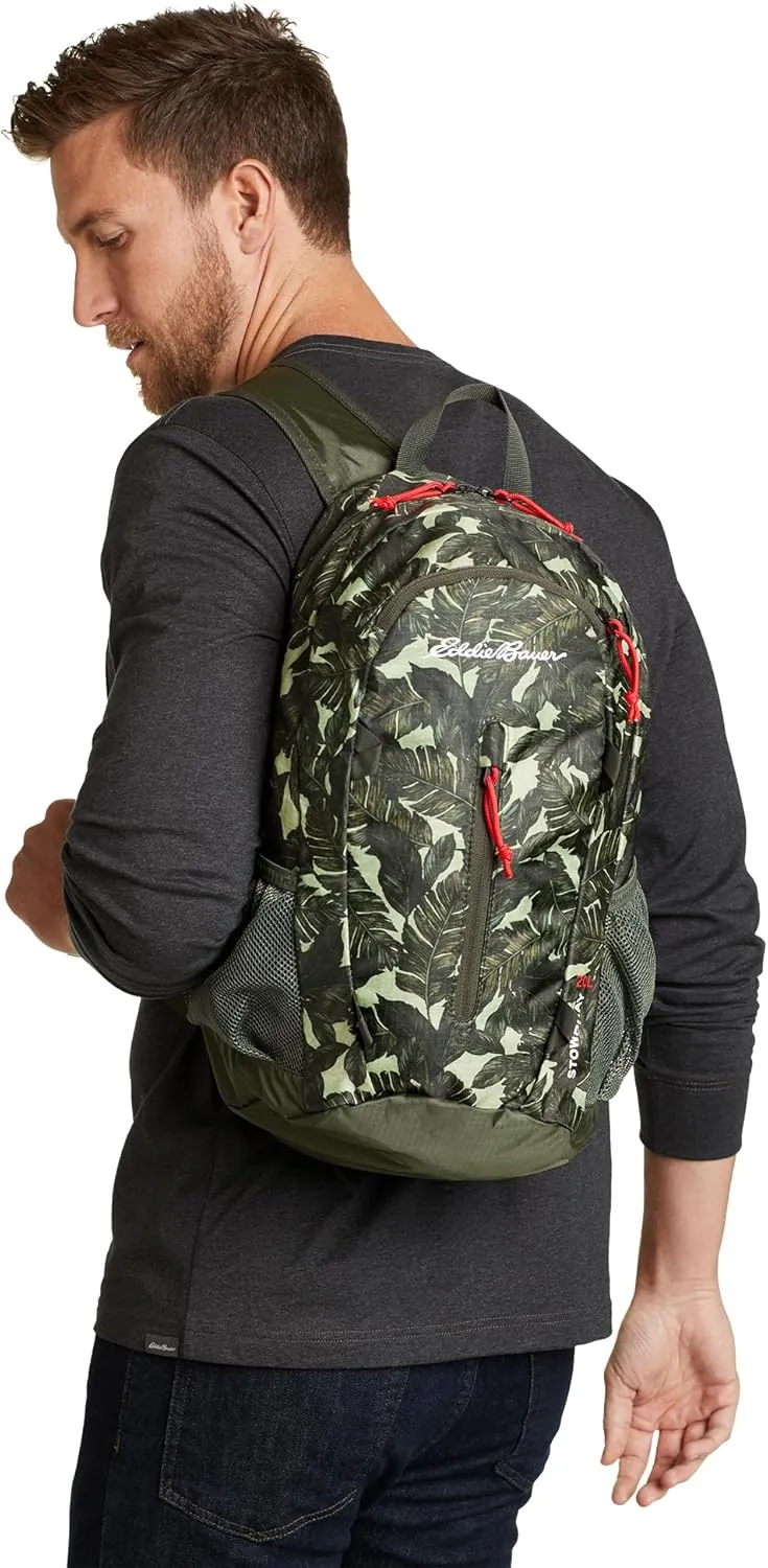 Eddie Bauer Stowaway Packable Backpack-Made from Ripstop Polyester, Lilac, 20L