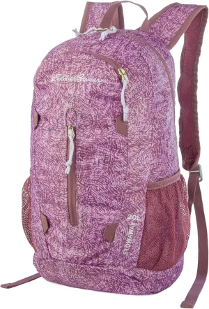 Eddie Bauer Stowaway Packable Backpack-Made from Ripstop Polyester, Lilac, 20L