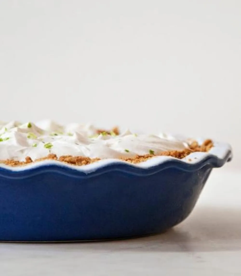 Emile Henry 9" Pie Dish - Modern Classics Collection | Twilight & Made In France HR Modern Classics Square Baking Dish 8 x 8/2 Qt, 9 x 9, Twilight Blue