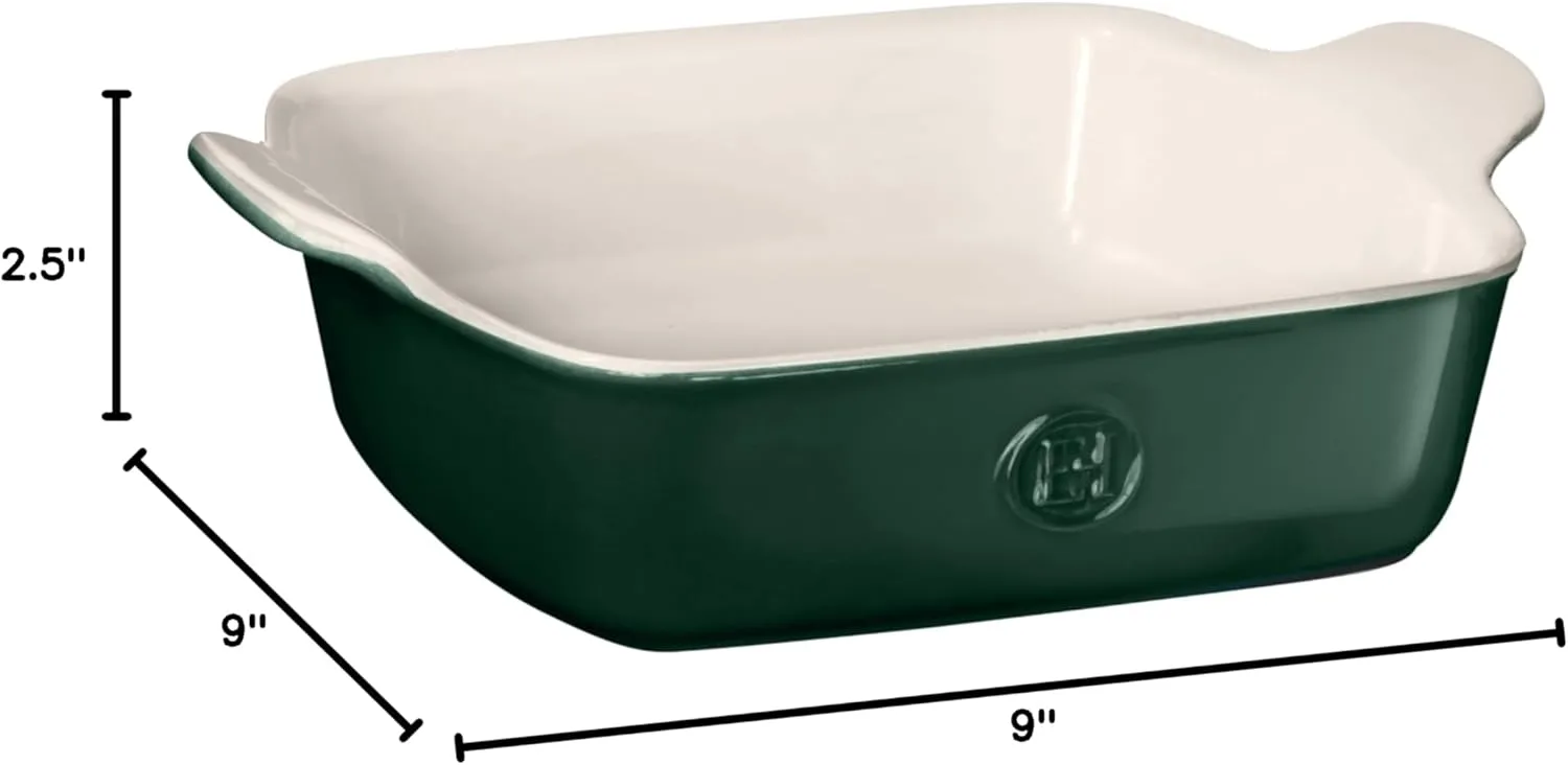 Emile Henry 9" x 9" / 2 qt Square Baking Dish- Modern Classics Collection| Evergreen