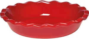Emile Henry Le Grande 12" Pie Dish | Burgundy