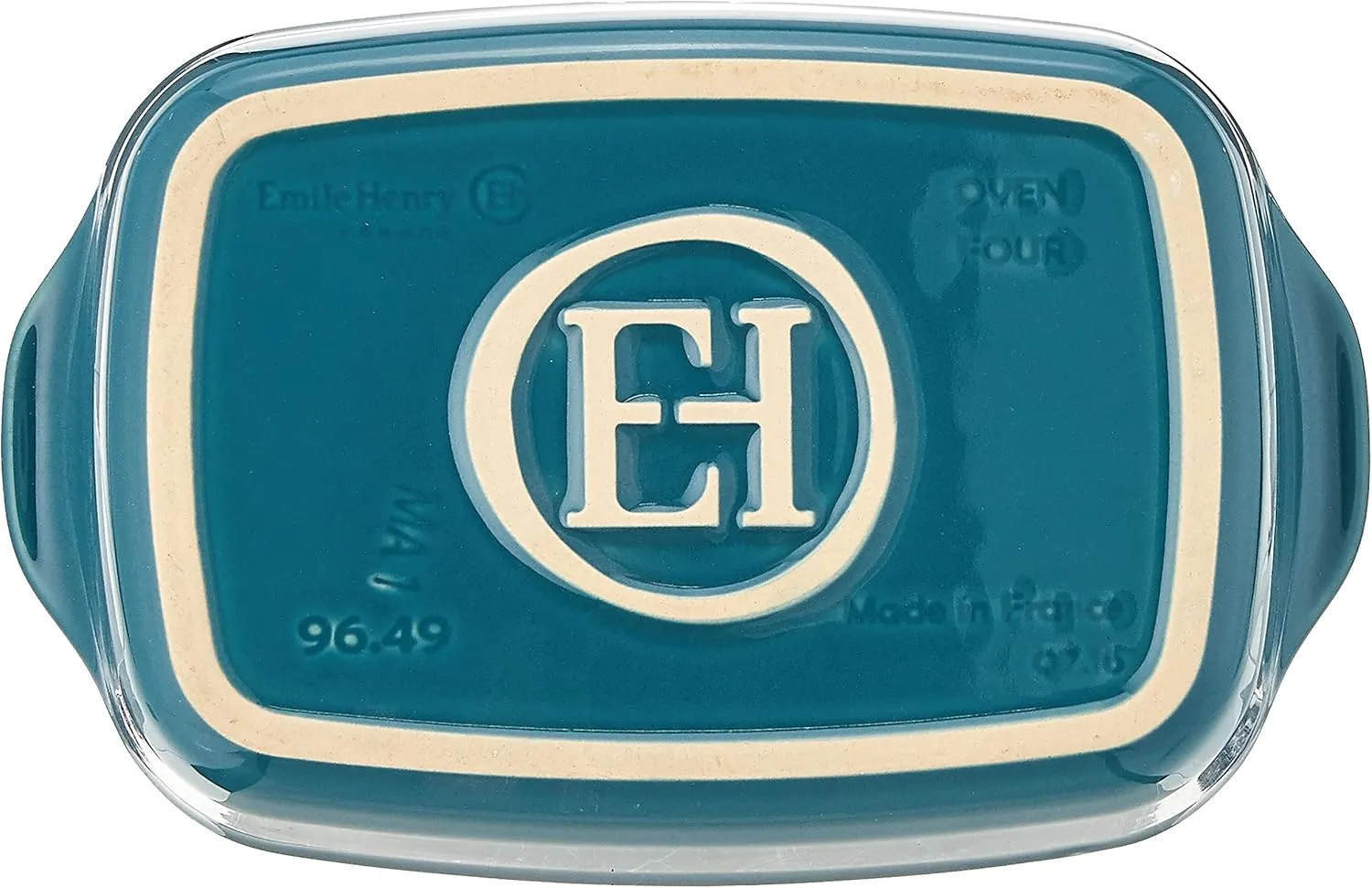 Emile Henry Ultime Individual Rectangular Oven Dish, Mediterranean Blue