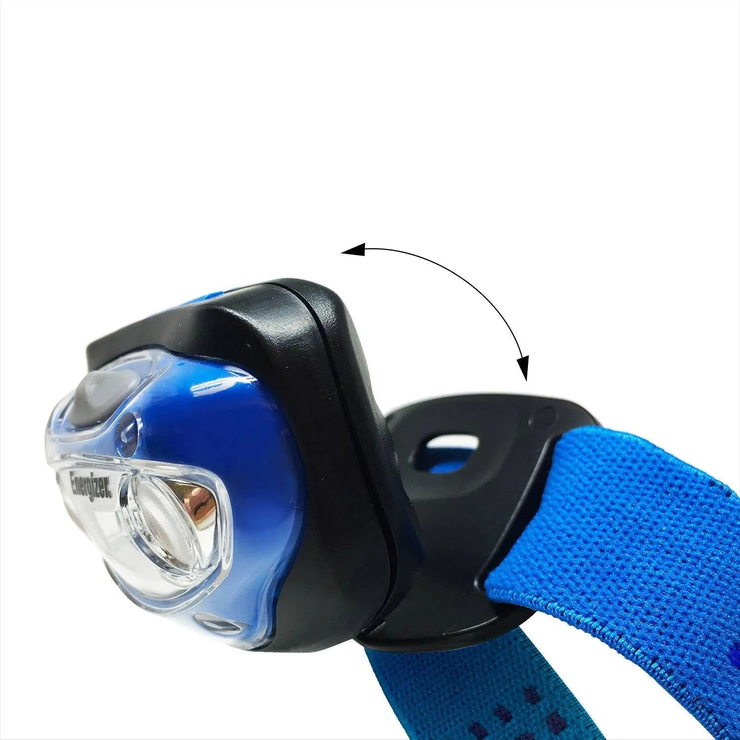 Energizer Durable Battery Powered Up to 100 Lumens Vision LED Headlamp, Blue