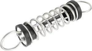 Estink Boat Anchor Mooring Spring Dock Line Mooring Spring Shock Absorbing Spring for Vessel Protection with 304 Stainless Steel and Rubber Pad