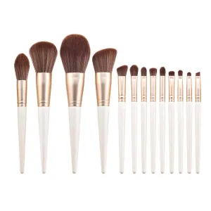 Eyebrow Foundation Makeup Eyeshadow Tools 13PCS Brush Sets Cosmetic Brush Brush Boar Hair Brush (Multicolor, One Size)