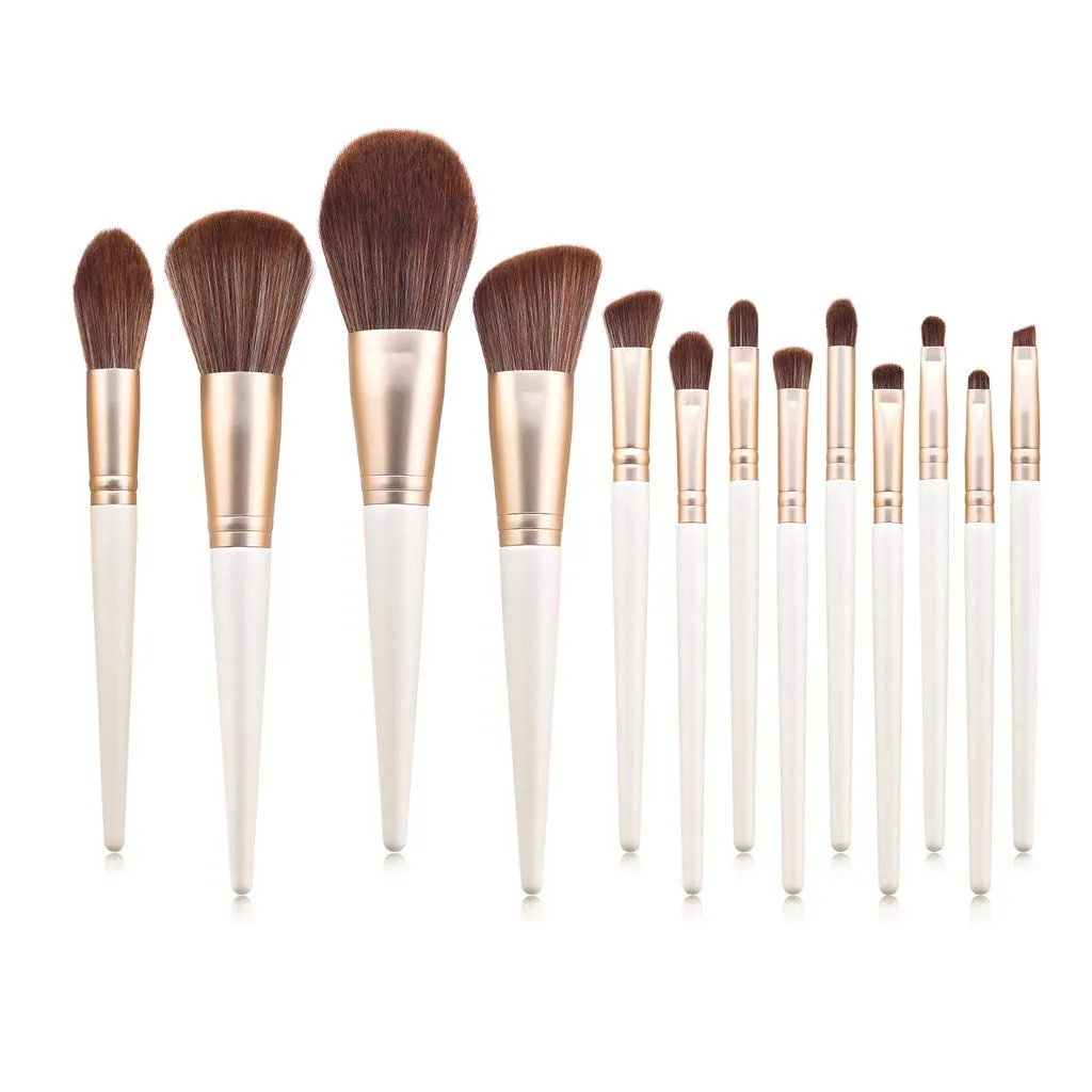 Eyebrow Foundation Makeup Eyeshadow Tools 13PCS Brush Sets Cosmetic Brush Brush Boar Hair Brush (Multicolor, One Size)