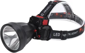 Fabater LED Headlamp, LED Solar Sensor Headlamp Aluminum Alloy for Night Fishing