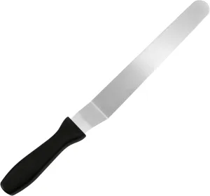 Fat Daddio's SPAT-10OS Stainless Steel Offset Spatula, 10 Inch