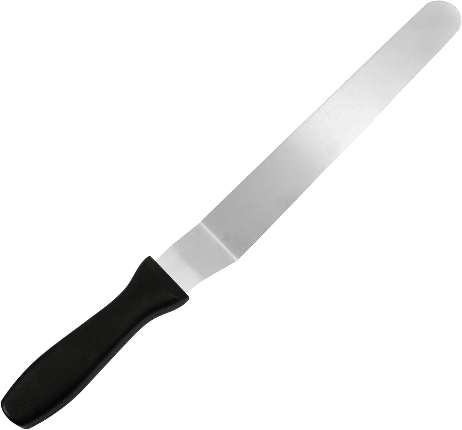 Fat Daddio's SPAT-10OS Stainless Steel Offset Spatula, 10 Inch