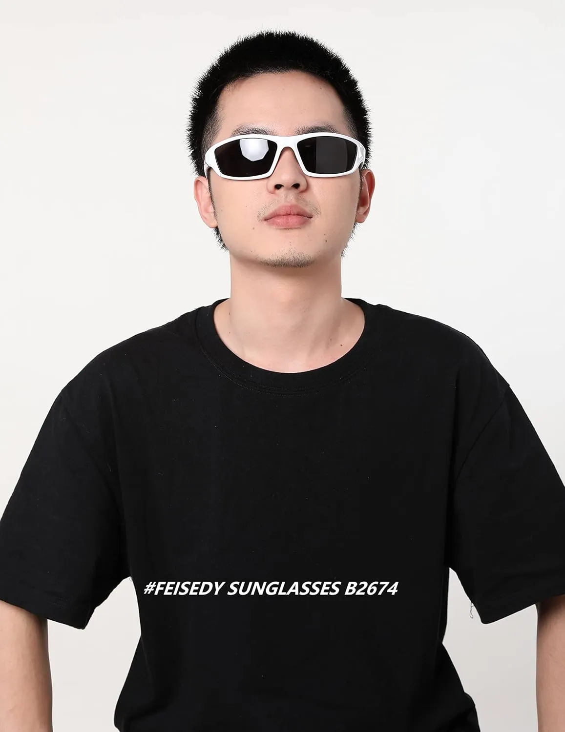 FEISEDY Classic Men Polarized Sports Sunglasses Night Driving Yellow Lenses Cycling Fishing Driving Glasses B2674