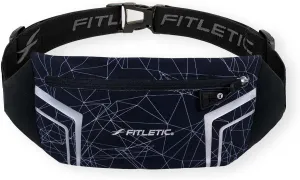 Fitletic Modern Sports Running Belt For Men & Women – Water Resistant Pouch - Fits All Smart Phones- Lightweight, Low Profile Design –Lycra Coated With Inner Card Organizer Pocket Black/Spider Print