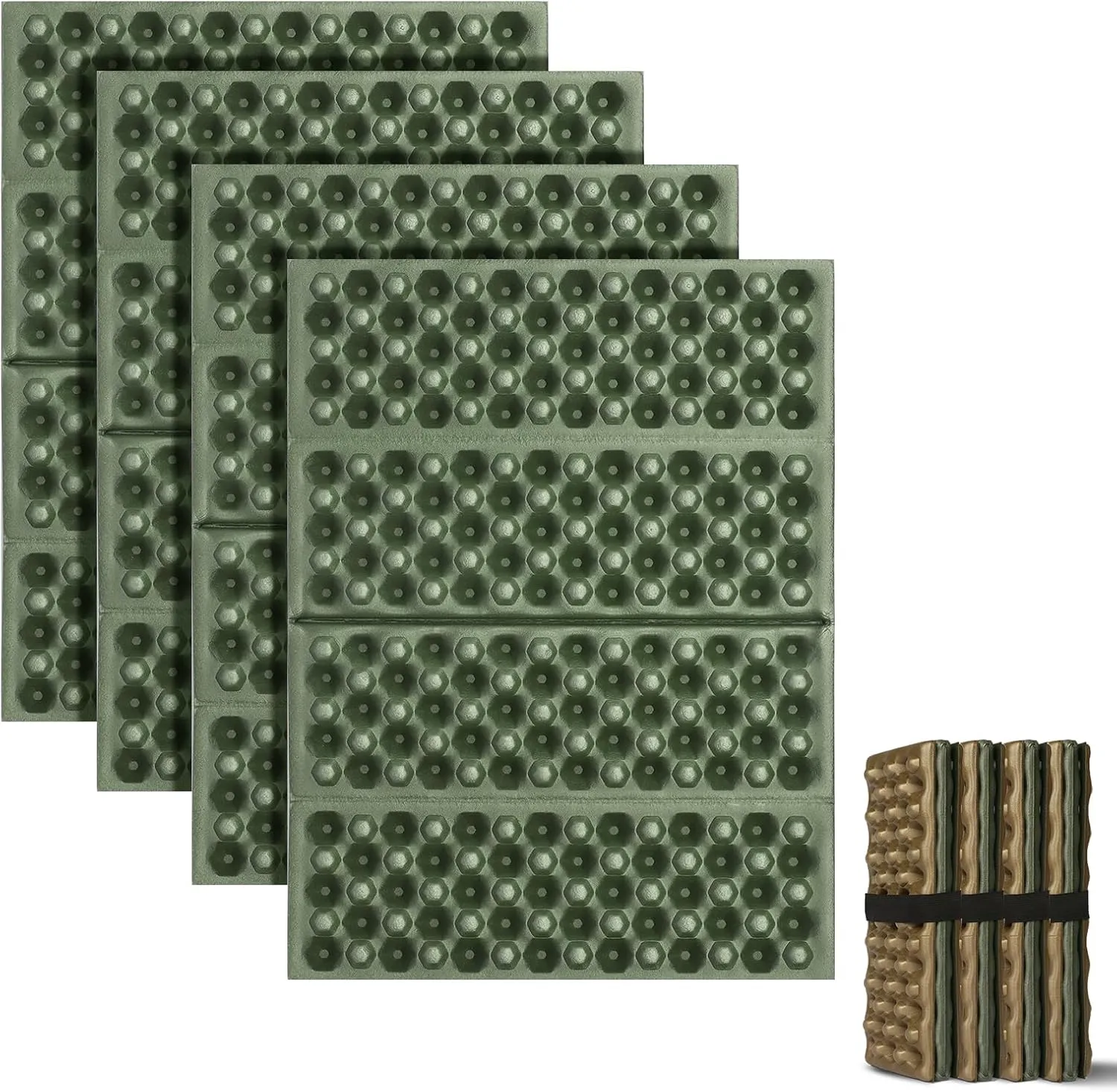 FOCHIER F Stadium Seat Pad, Camping Foam Pad, Foldable Z Stadium Seat Cushion Insulated Sitting Pad for Camping Backpacking Stadium Outdoor Picnic, Hiking, Mountain,Bleachers