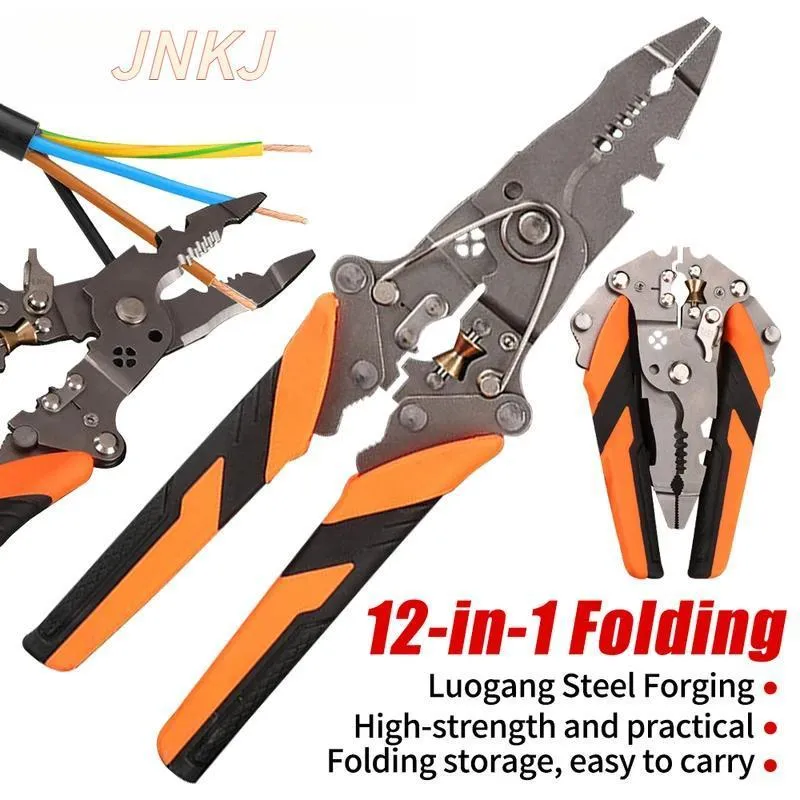 Foldable 12-in-1 Multi-functional Wire Cutting Pliers