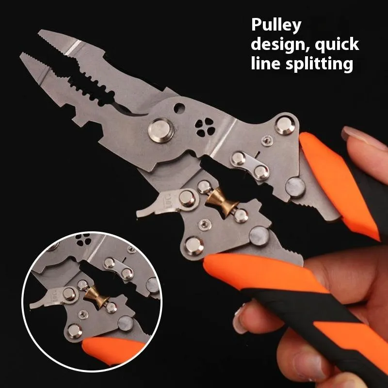 Foldable 12-in-1 Multi-functional Wire Cutting Pliers