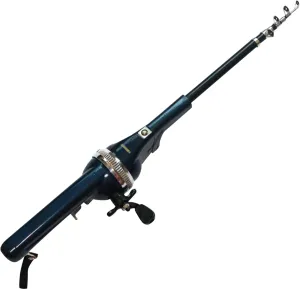 Foldable Fishing Rod Telescopic Portable Pocket Fishing Pole Integrated Compact Fishing Pole for Freshwater Saltwater, Folding Fishing Rod