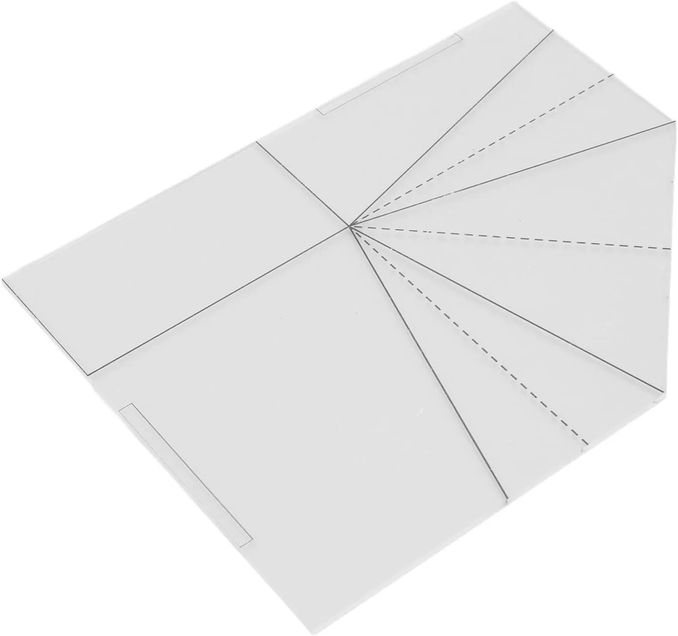 Foldable Food Basket Sewing Template with Acrylic Material for DIY Handbag Projects (8 Inch) (10 Inch)