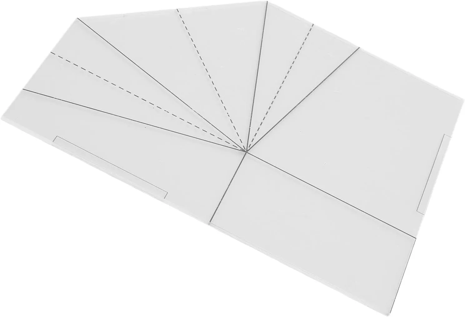Foldable Food Basket Sewing Template with Acrylic Material for DIY Handbag Projects (8 Inch) (10 Inch)