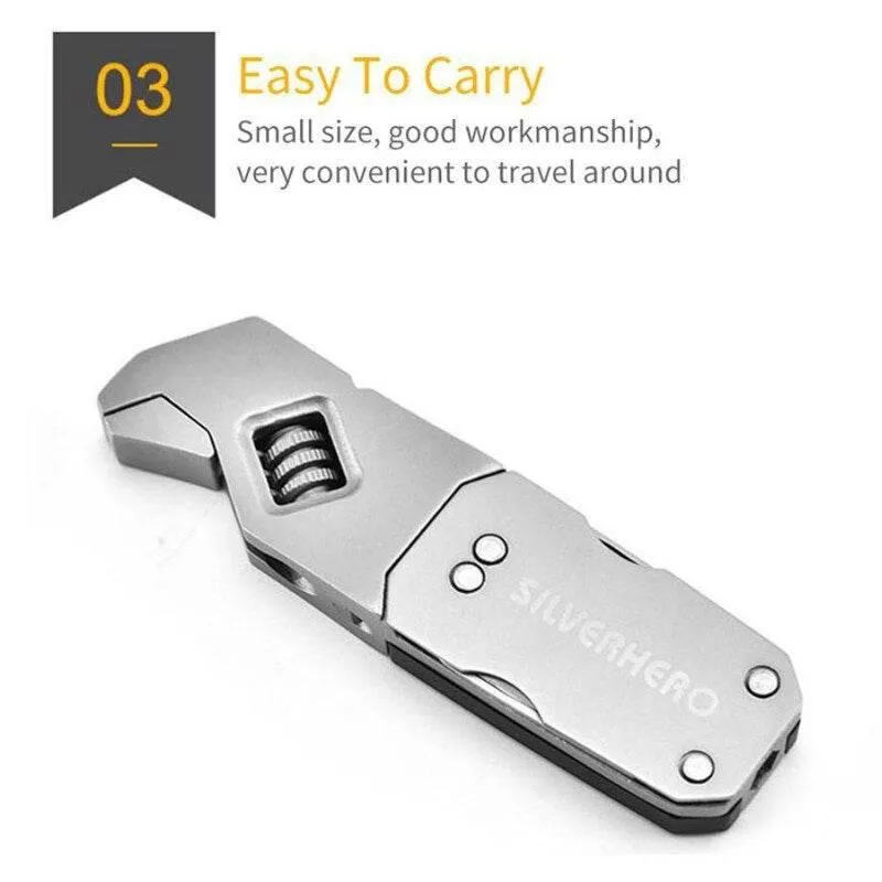 Foldable Stainless Steel Wrench Tool Set - Pro Expert Mechanic Tools
