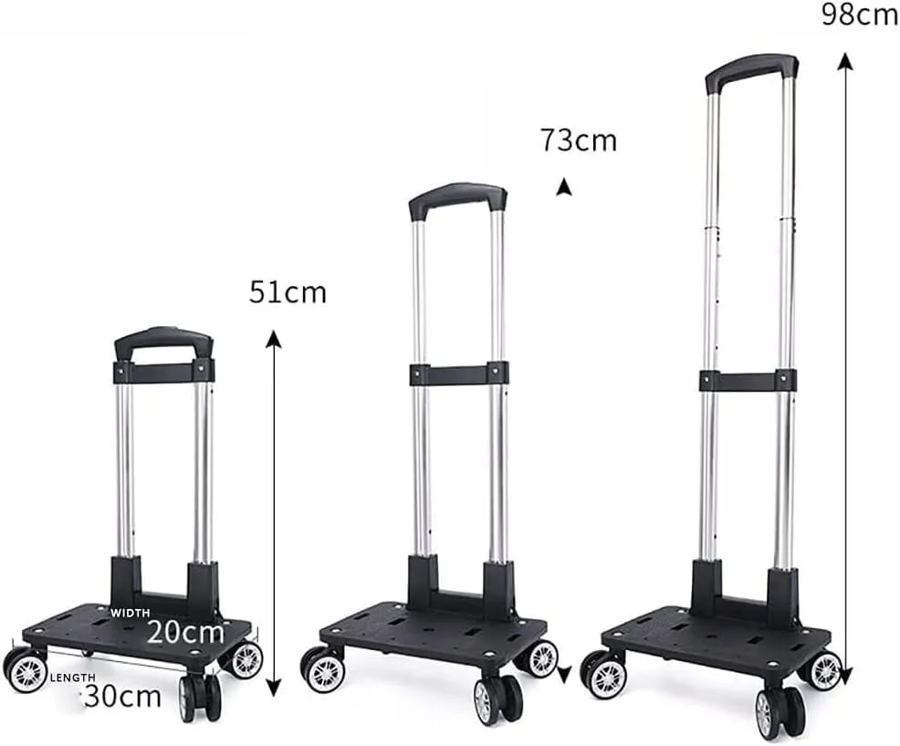 Folding Shopping Cart, Trolley Foldable Aluminum Alloy Shopping Cart Bag Detachable Heavy Duty 4 Wheels Trolley Bag Portable 2-in-1 Grocery Utility Carts(Pink)
