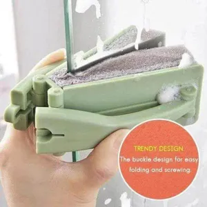 Folding Wiper Brush - Multi-Purpose Cleaning Tool with Handle