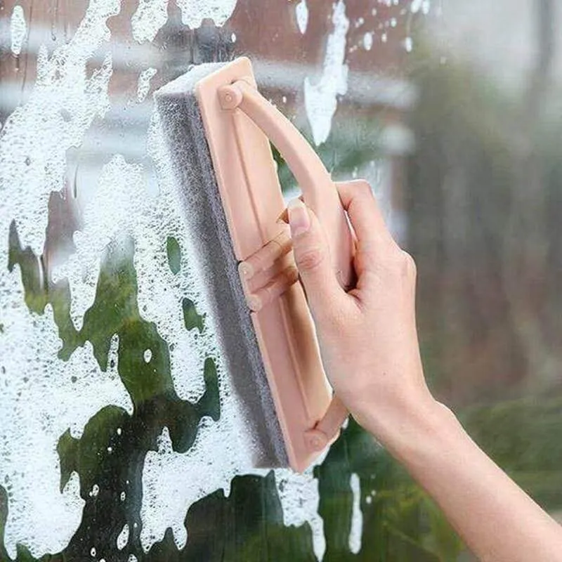 Folding Wiper Brush - Multi-Purpose Cleaning Tool with Handle
