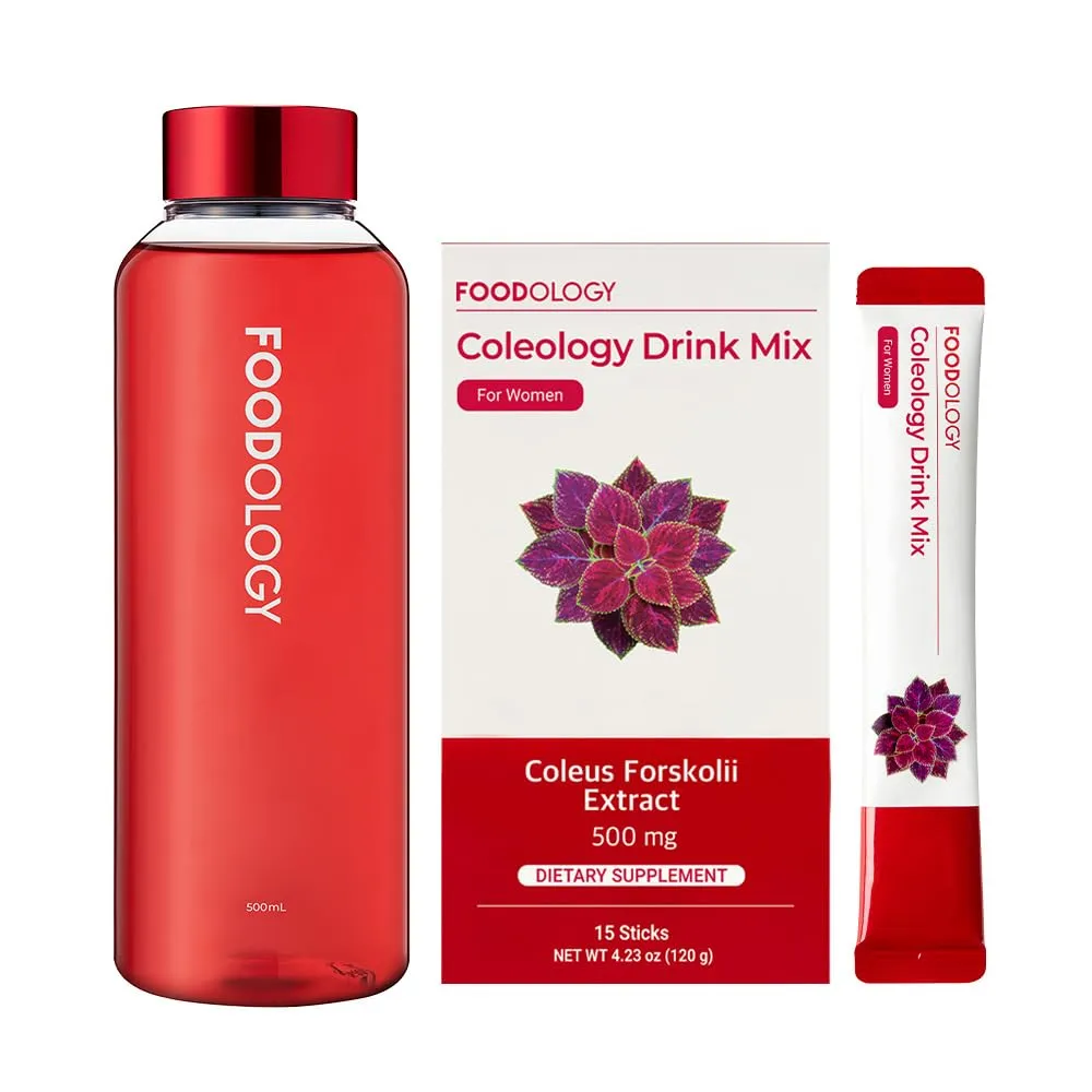 FOODOLOGY Coleology Drink Mix   Red Bottle Bundle Set
