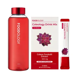 FOODOLOGY Coleology Drink Mix   Red Bottle Bundle Set