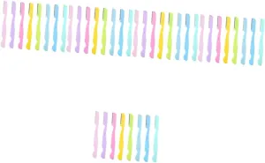 FRCOLOR 40pcs Eyebrow for Women Portable Eyebrow Trimmers Skin- Design for Hair Removal Compact Beauty Tool Go