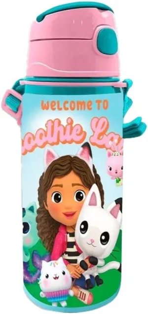 Gabbys Dollhouse KL87662 Water Bottle, Multi-Colour