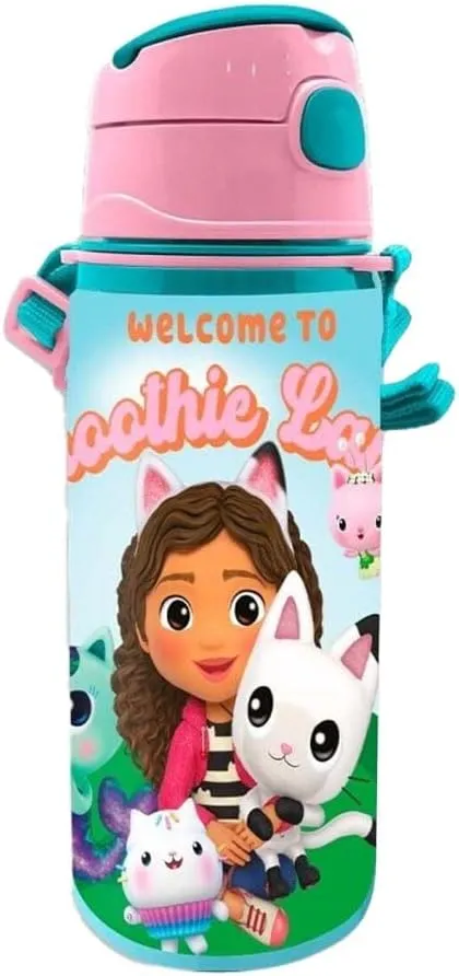 Gabbys Dollhouse KL87662 Water Bottle, Multi-Colour